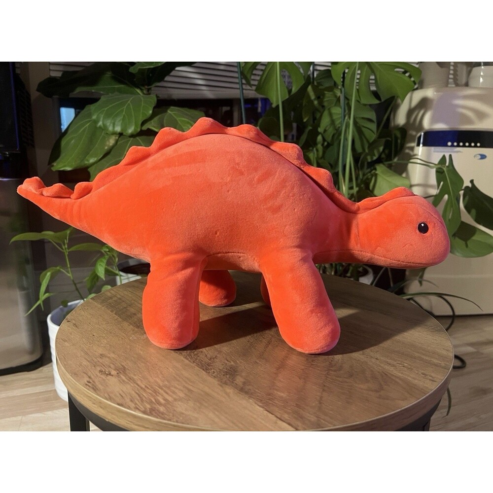 Gummy Velveteen Stegosaurus Manhattan Toy Plush Stuffed Animal, Ages 3+